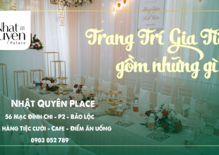 Trang trí gia tiên gồm những gì?